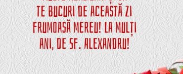 La multi ani, Alexandru!