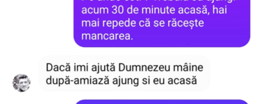 Bancul de duminică | „Hai mai repede, că se răcește mâncarea!”